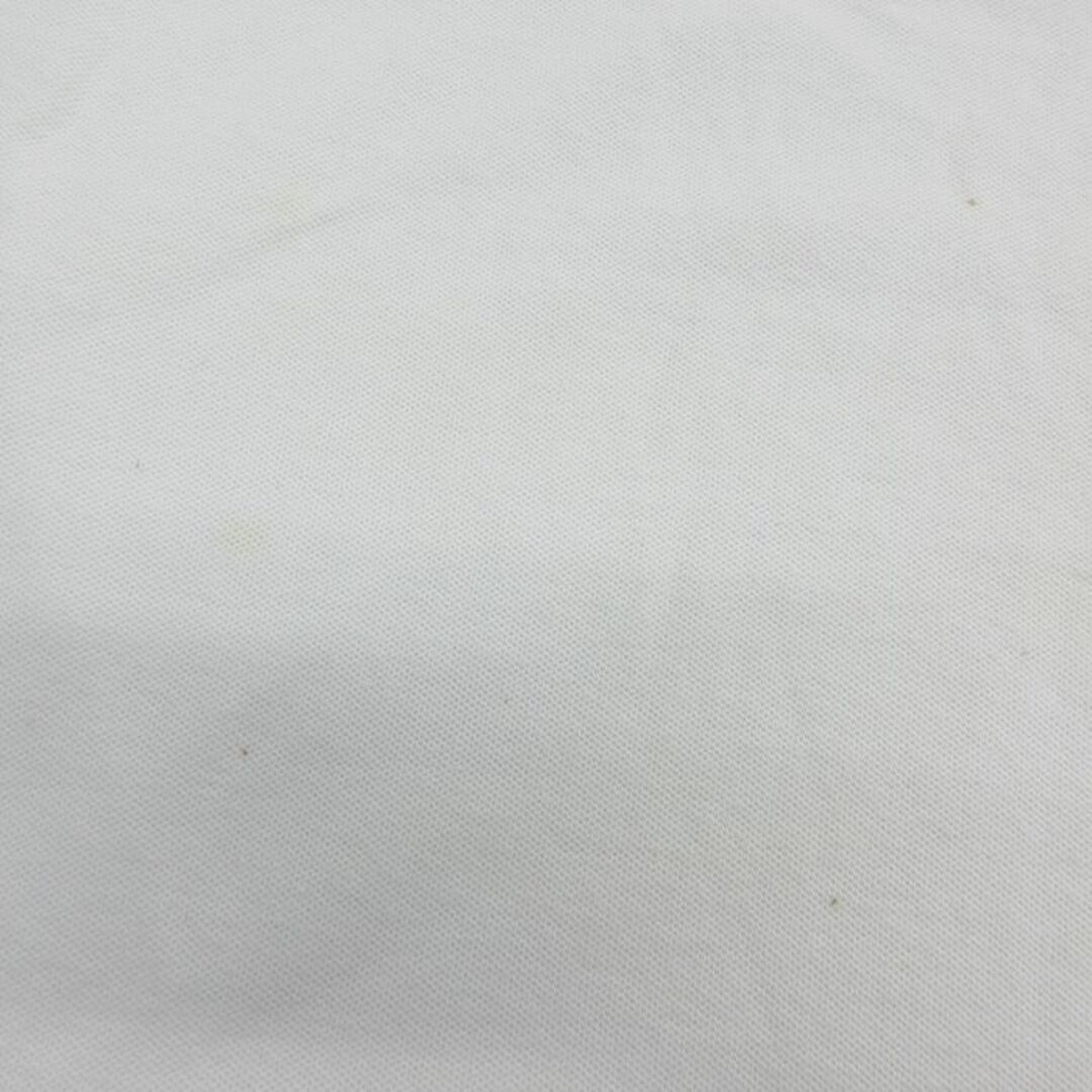 Disney(ディズニー)のXL★古着 半袖 ポロ シャツ メンズ 00年代 00s ディズニー DISNEY 鹿の子 大きいサイズ コットン 白 ホワイト 23jul24 中古 トップス メンズのトップス(ポロシャツ)の商品写真