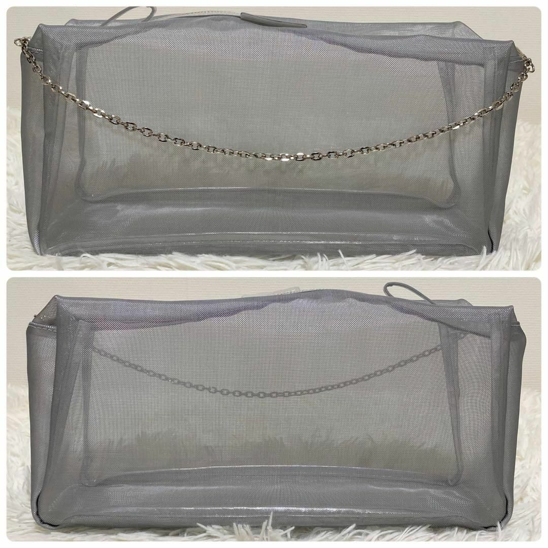 ANTEPRIMA(アンテプリマ)の美品　アンテプリマ　イントレッチオ　インナーポーチ付き　シルバー レディースのバッグ(トートバッグ)の商品写真