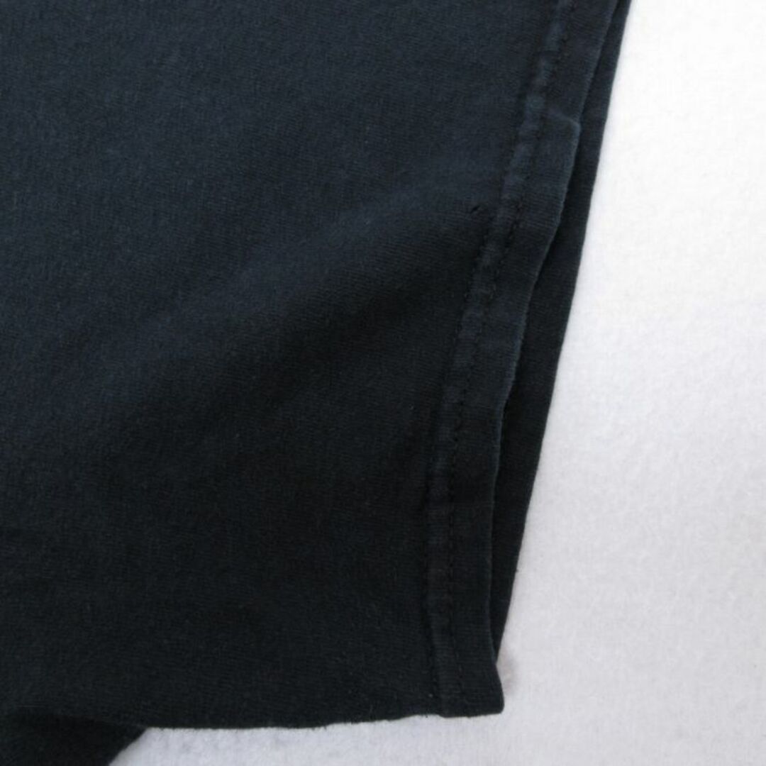 Reebok(リーボック)のXL★古着 リーボック REEBOK 半袖 ブランド Tシャツ メンズ 人 大きいサイズ コットン クルーネック 黒 ブラック 23jul21 中古 メンズのトップス(Tシャツ/カットソー(半袖/袖なし))の商品写真