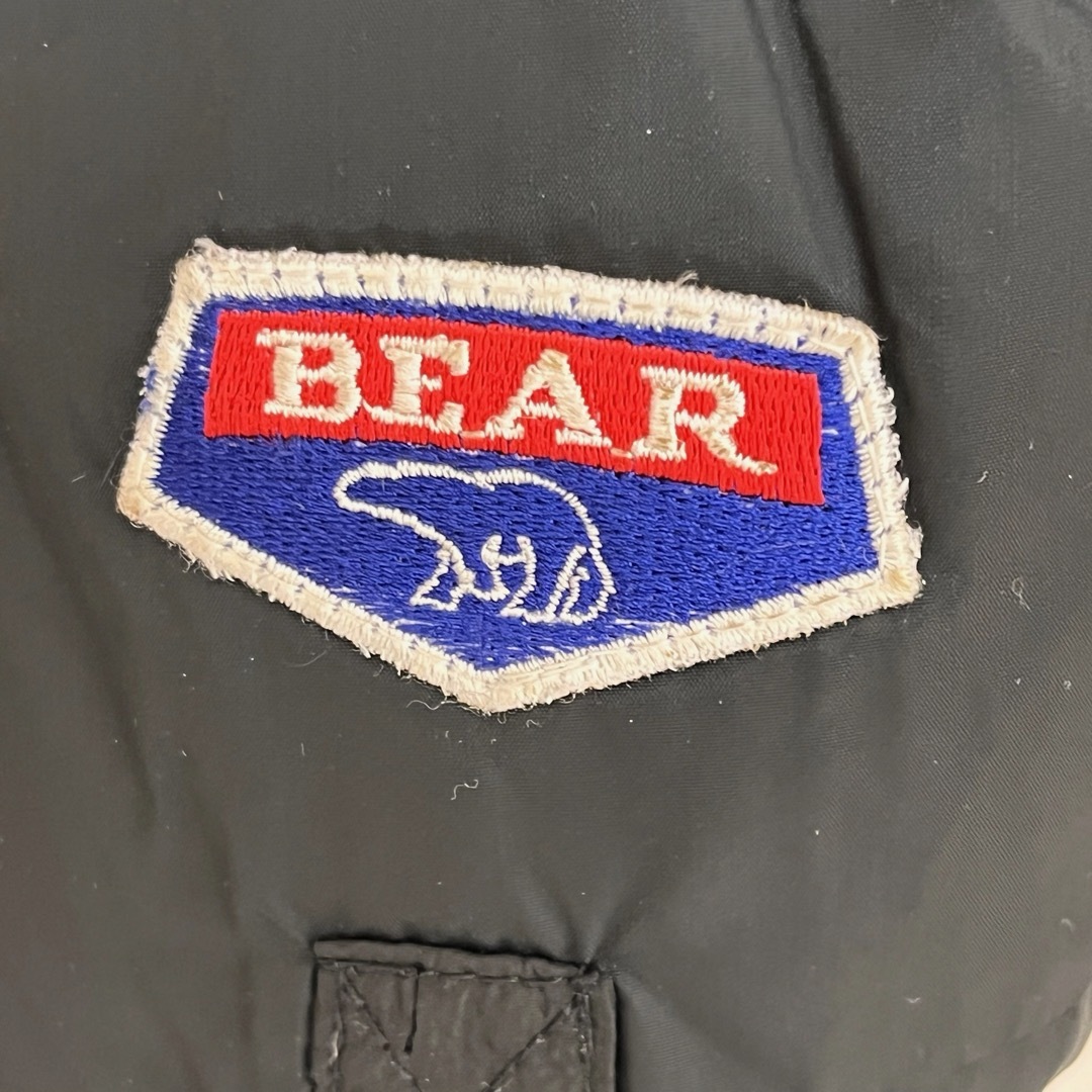 Bear USA(ベアー)の★Bear USA ダウンジャケット リバーシブル ブラック クマ 熊 90s メンズのジャケット/アウター(ダウンジャケット)の商品写真