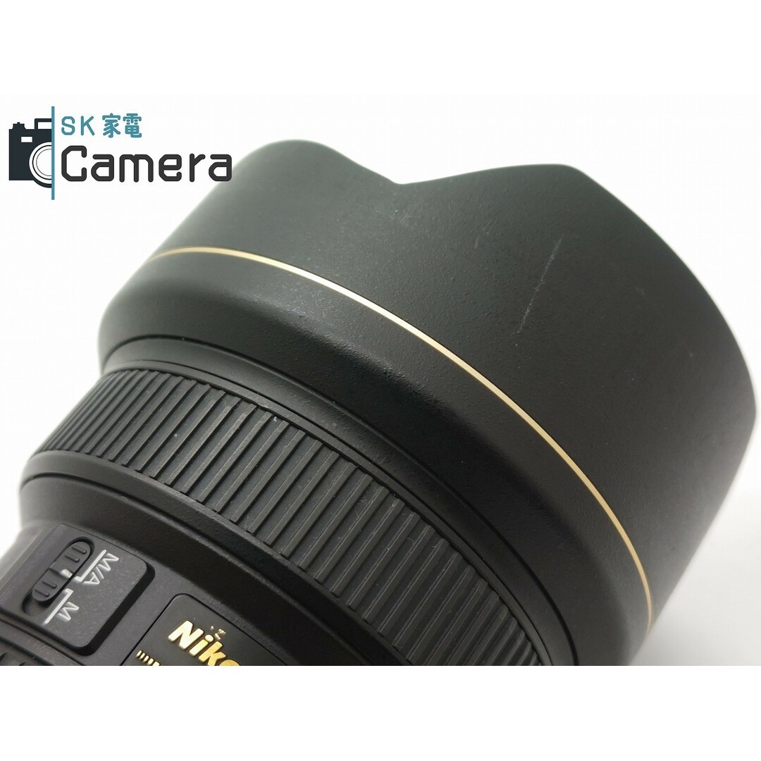 Nikon(ニコン)のNikon N AF-S NIKKOR 14-24ｍｍ F2.8 G ED キャップ付き ニコン スマホ/家電/カメラのカメラ(レンズ(ズーム))の商品写真