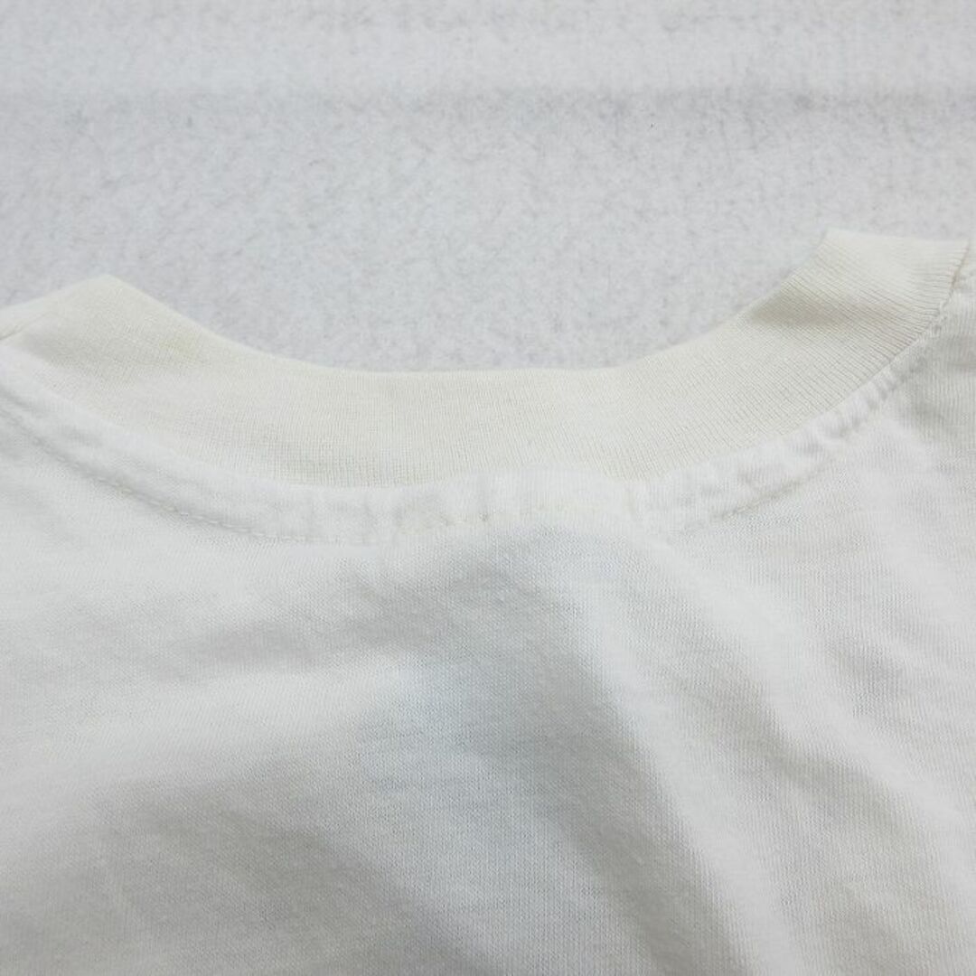 Hanes(ヘインズ)のS★古着 ヘインズ Hanes 半袖 ビンテージ Tシャツ メンズ 80年代 80s ネクタイ クルーネック USA製 白 ホワイト 【spe】 23jul24 中古 メンズのトップス(Tシャツ/カットソー(半袖/袖なし))の商品写真