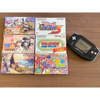 ゲームボーイアドバンス(ゲームボーイアドバンス)のゲームボーイアドバンス　AGB-001　ソフト6本セット(携帯用ゲーム機本体)