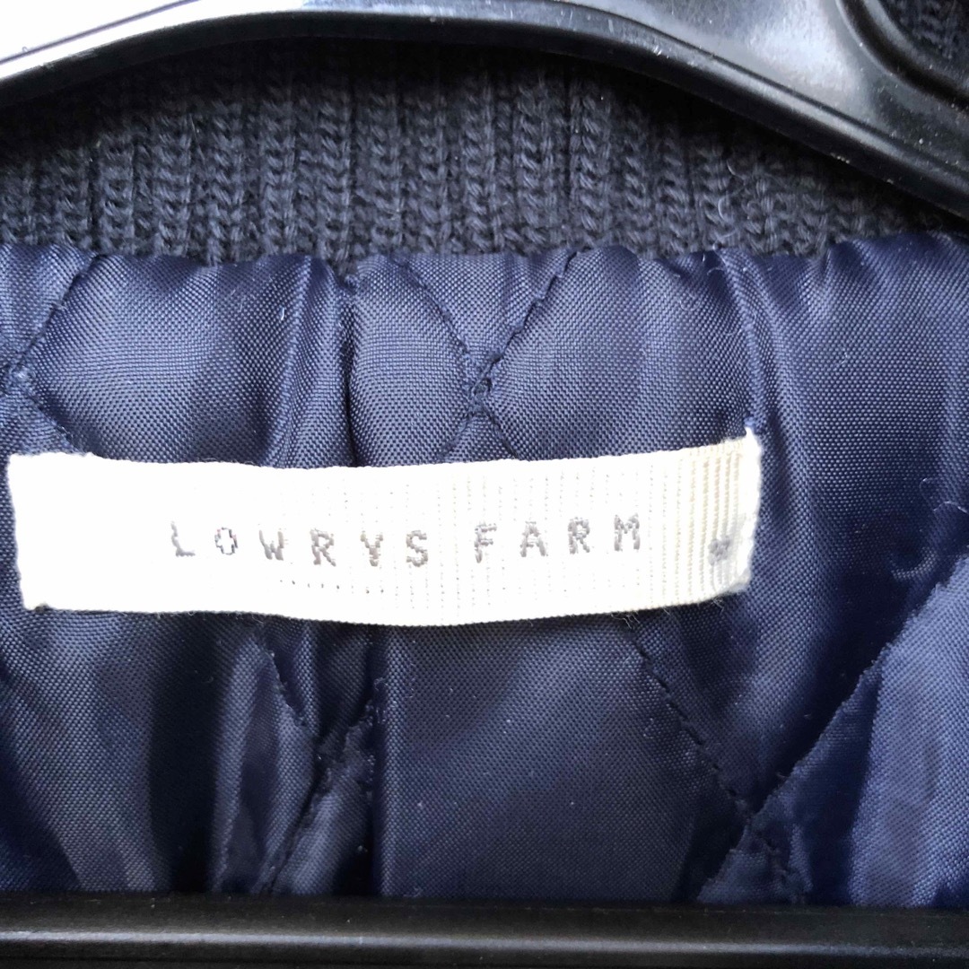 LOWRYS FARM(ローリーズファーム)のローリーズファーム　カジュアルジャケット　M 紺 レディースのジャケット/アウター(トレンチコート)の商品写真