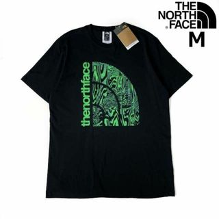 ザノースフェイス(THE NORTH FACE)のノースフェイス 半袖 Tシャツ ビッグロゴ US限定(M)黒 総柄 180902(Tシャツ/カットソー(半袖/袖なし))