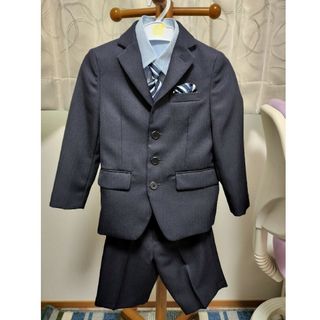 CHOPIN - 【極美品】ショパン 子供服 3ピーススーツ 黒 ストライプ