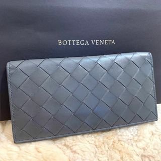 ボッテガヴェネタ(Bottega Veneta)の☆美品☆BOTTEGA VENETA マキシイントレチャート 二つ折り長札入れ(長財布)