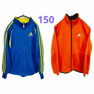 アディダス(adidas)のadidas アディダス ジャージ 2枚セット ブルー オレンジ 150(その他)