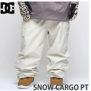 ディーシー(DC)のスノーボードウエア パンツ DC SNOW CARGO PT WHT Mサイズ(ウエア/装備)