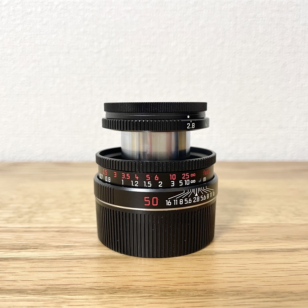 LEICA(ライカ)のライカ エルマー 50mm ブラック スマホ/家電/カメラのカメラ(レンズ(単焦点))の商品写真