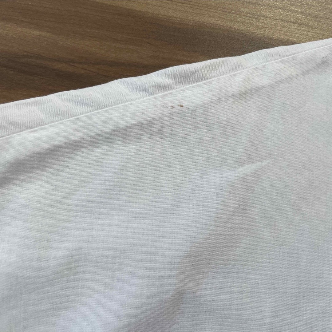 MUJI (無印良品)(ムジルシリョウヒン)の無印　レディースゆったり白ブラウス（M） レディースのトップス(シャツ/ブラウス(半袖/袖なし))の商品写真