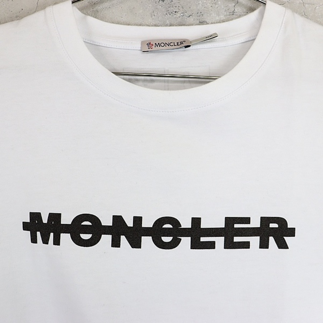 MONCLER(モンクレール)のMONCLER 銀座店 モンクレール MAGLIA Tシャツ size:L 白 94442 メンズのトップス(Tシャツ/カットソー(半袖/袖なし))の商品写真