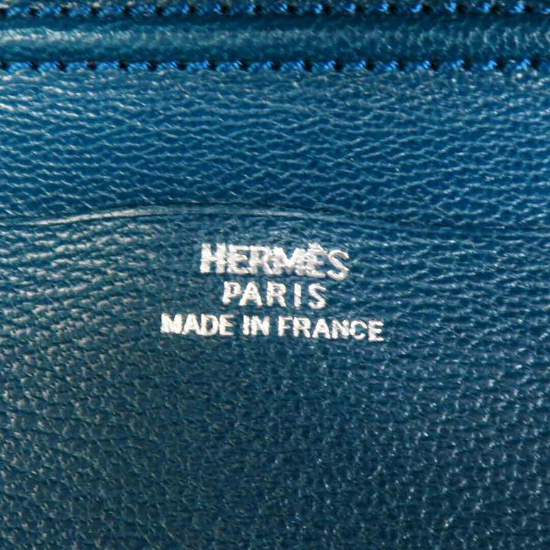 Hermes(エルメス)のエルメス HERMES 手帳カバー スエード/レザー グレー/ダークブルー ユニセックス 送料無料【中古】 e58371f メンズのファッション小物(手帳)の商品写真