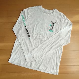 ナイキ(NIKE)の【訳あり】NIKE メンズ 長袖 Tシャツ ティーシャツ ロンT ホワイト／XL(Tシャツ/カットソー(七分/長袖))