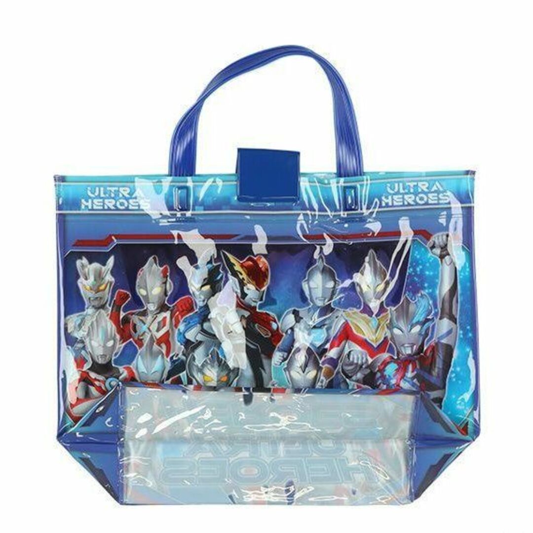 新品★ウルトラヒーローズ★プールバッグ★男の子★ウルトラマン★手さげ キッズ/ベビー/マタニティのこども用バッグ(レッスンバッグ)の商品写真