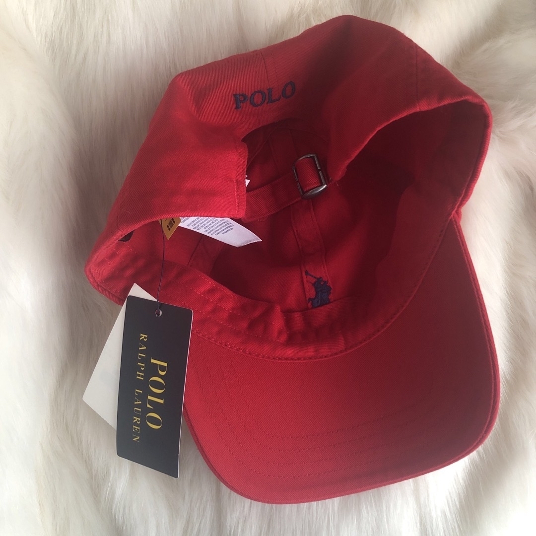 Ralph Lauren(ラルフローレン)のRalph red cap🍒 レディースの帽子(キャップ)の商品写真