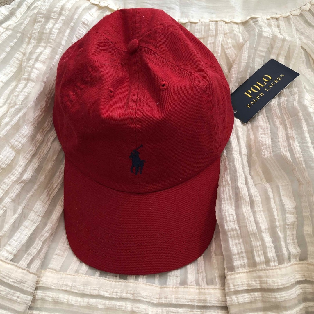 Ralph Lauren(ラルフローレン)のRalph red cap🍒 レディースの帽子(キャップ)の商品写真