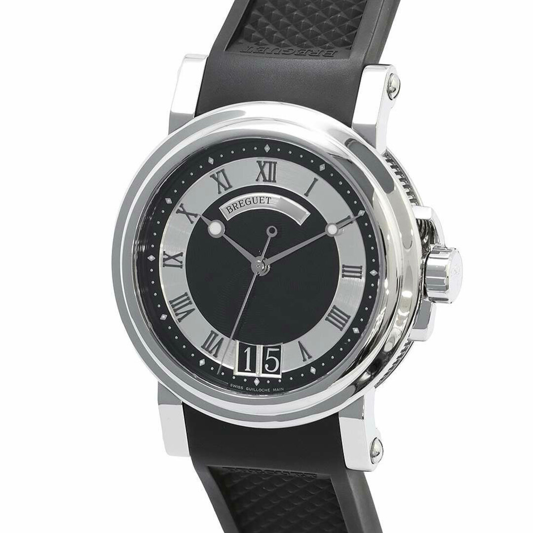 Breguet(ブレゲ)のブレゲ マリーン ラージデイト 5817ST/92/5V8 BREGUET 腕時計 黒文字盤 メンズの時計(腕時計(アナログ))の商品写真