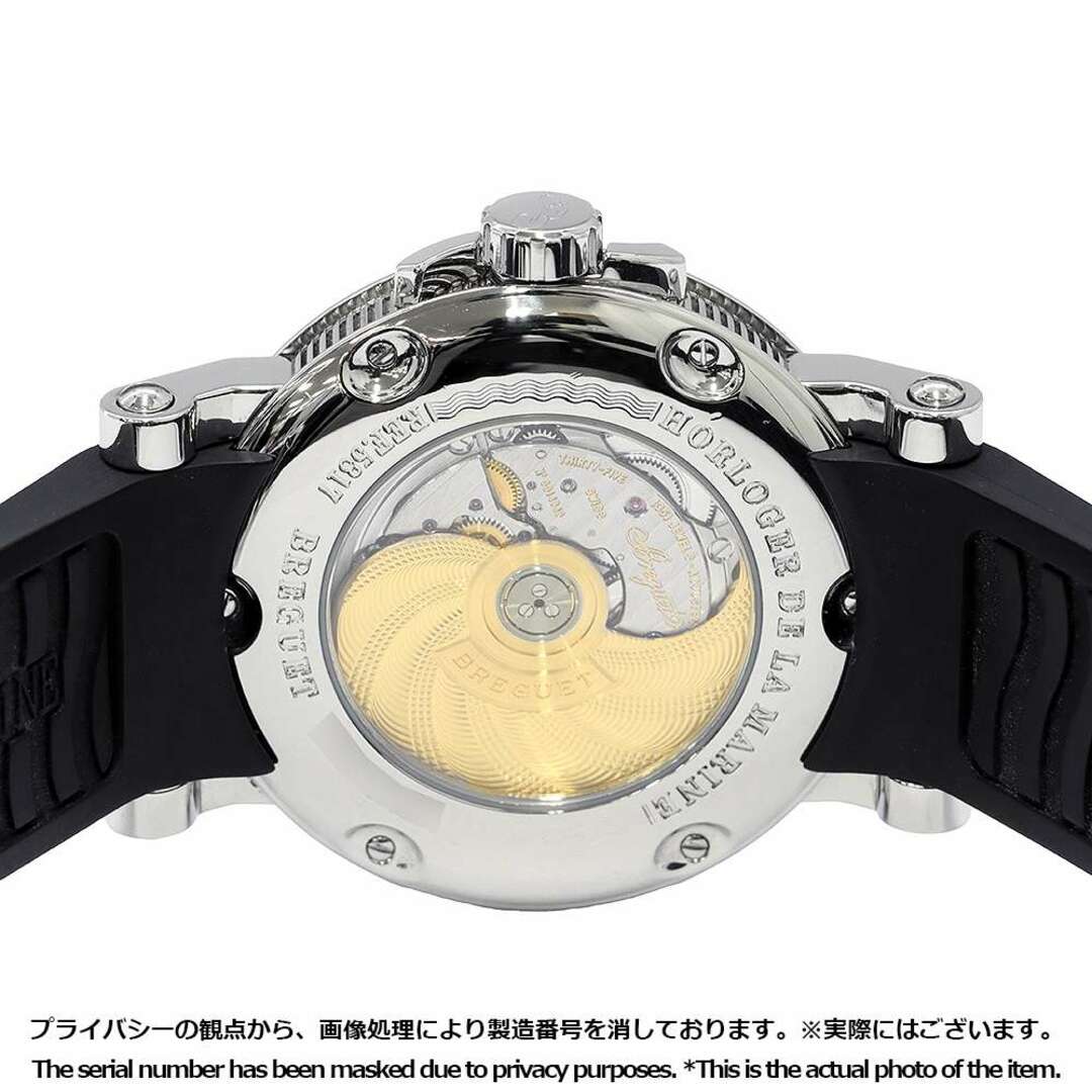 Breguet(ブレゲ)のブレゲ マリーン ラージデイト 5817ST/92/5V8 BREGUET 腕時計 黒文字盤 メンズの時計(腕時計(アナログ))の商品写真