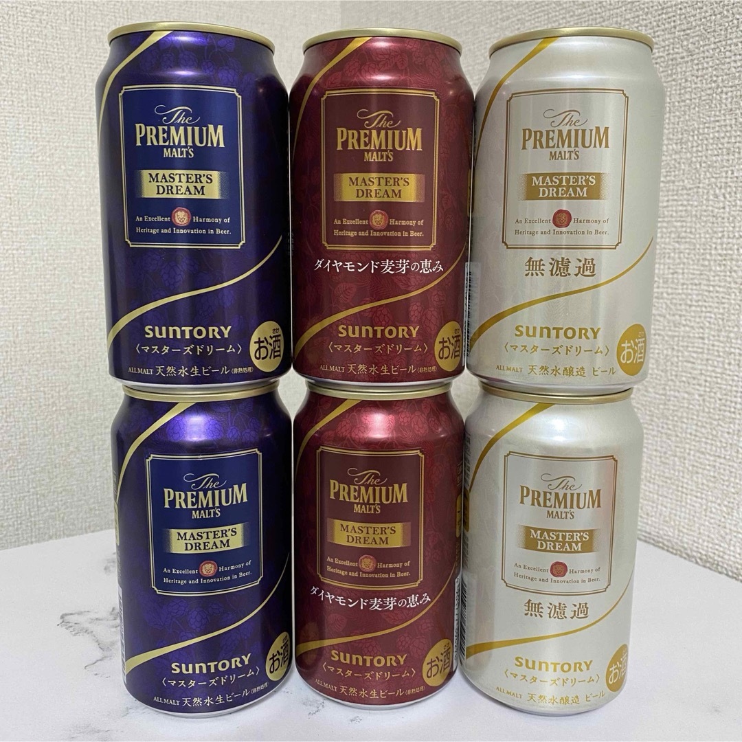 サントリー(サントリー)のお酒 ビール プレモル マスターズドリーム 6本セット 食品/飲料/酒の酒(ビール)の商品写真