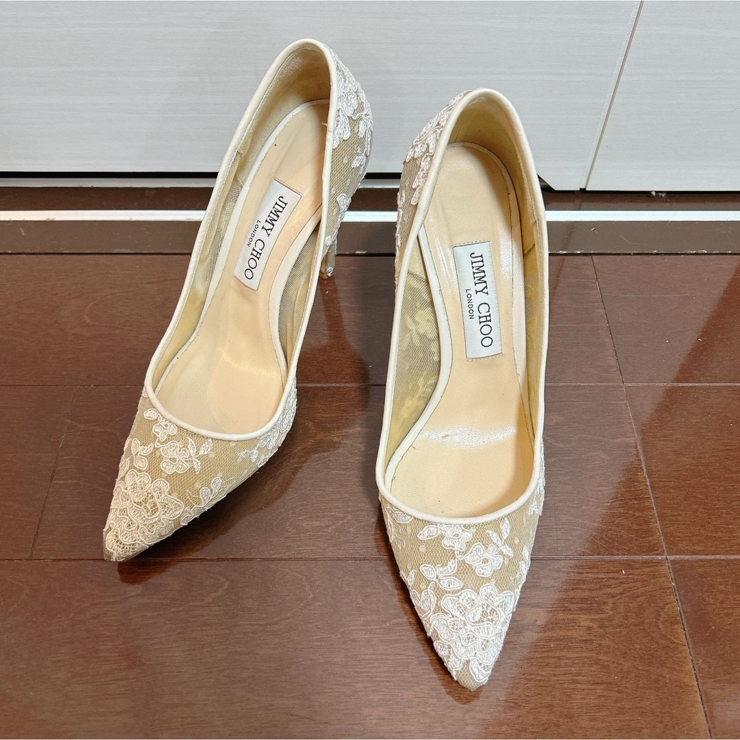 JIMMY CHOO(ジミーチュウ)のjimmychoo ジミーチュウ　ハイヒール パンプス 38 Romy100 レディースの靴/シューズ(ハイヒール/パンプス)の商品写真