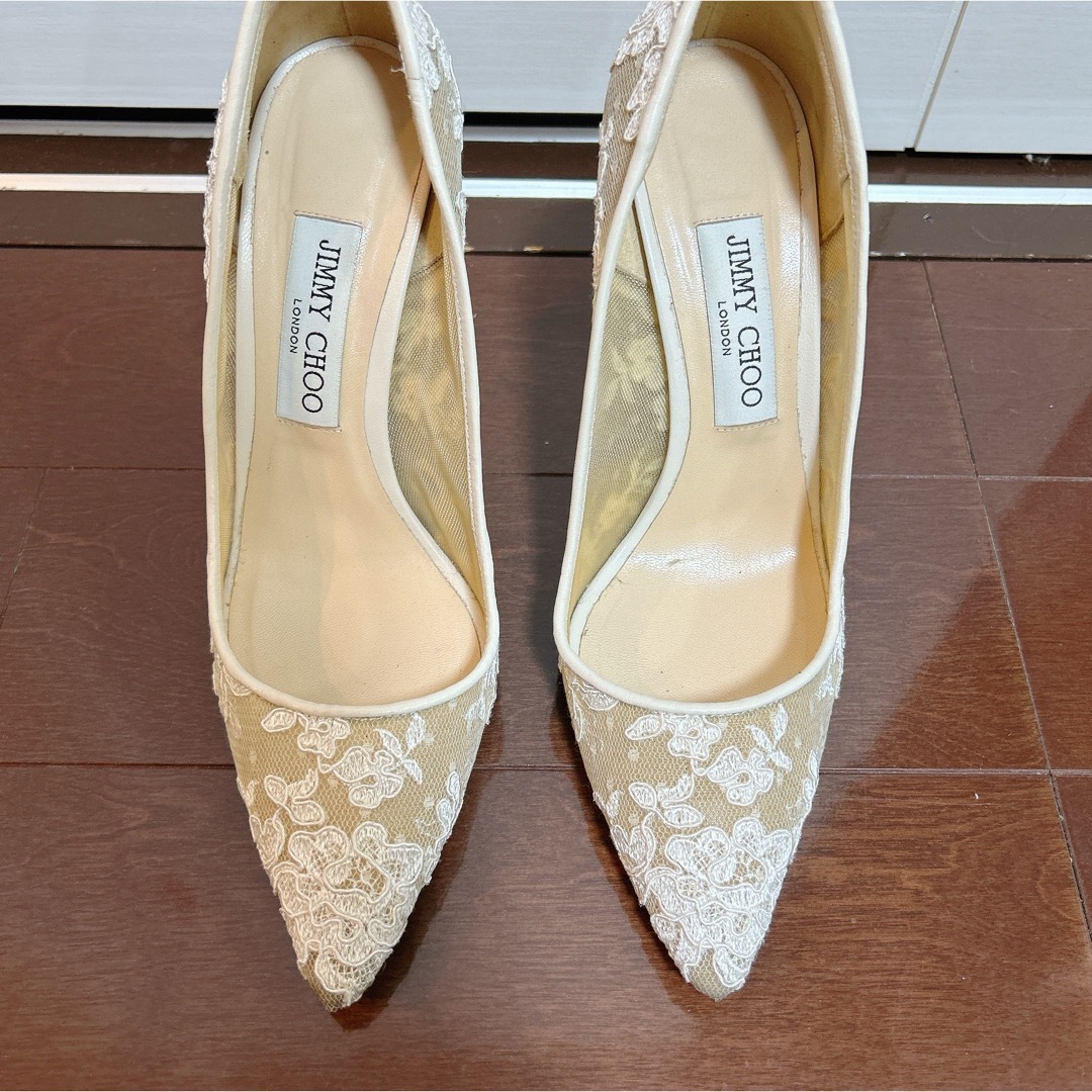 JIMMY CHOO(ジミーチュウ)のjimmychoo ジミーチュウ　ハイヒール パンプス 38 Romy100 レディースの靴/シューズ(ハイヒール/パンプス)の商品写真