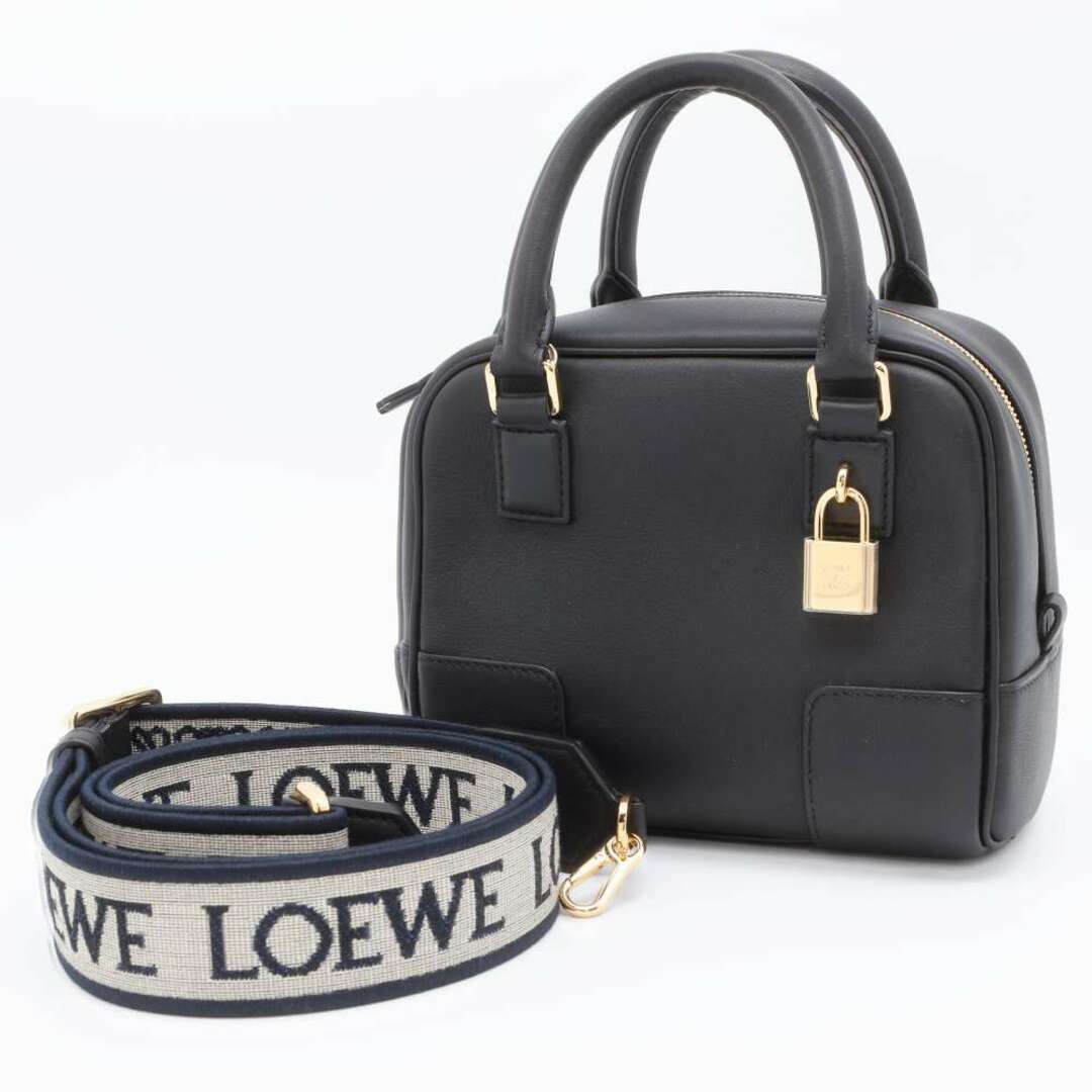 LOEWE(ロエベ)のロエベ ハンドバッグ アマソナ16 スクエア ミニ A039N21X01 LOEWE 2wayショルダーバッグ 黒 レディースのバッグ(ハンドバッグ)の商品写真