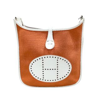 エルメス(Hermes)の　エルメス HERMES エヴリン3 PM □M刻 オレンジ トワルアッシュ ユニセックス ショルダーバッグ(ショルダーバッグ)