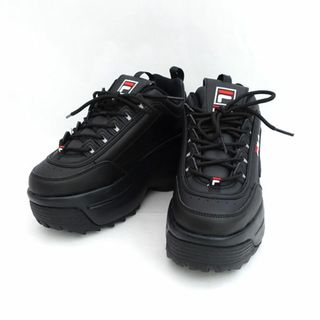 フィラ(FILA)のFILA / フィラ ◆スニーカー/ディスラプター2/厚底/ブラック/24.0cm WFW22044001 【レディース/ガールズ/LADY/女性/婦人】【靴/クツ/シューズ/SHOES】 レディースファッション【中古】 [0220483154](スニーカー)