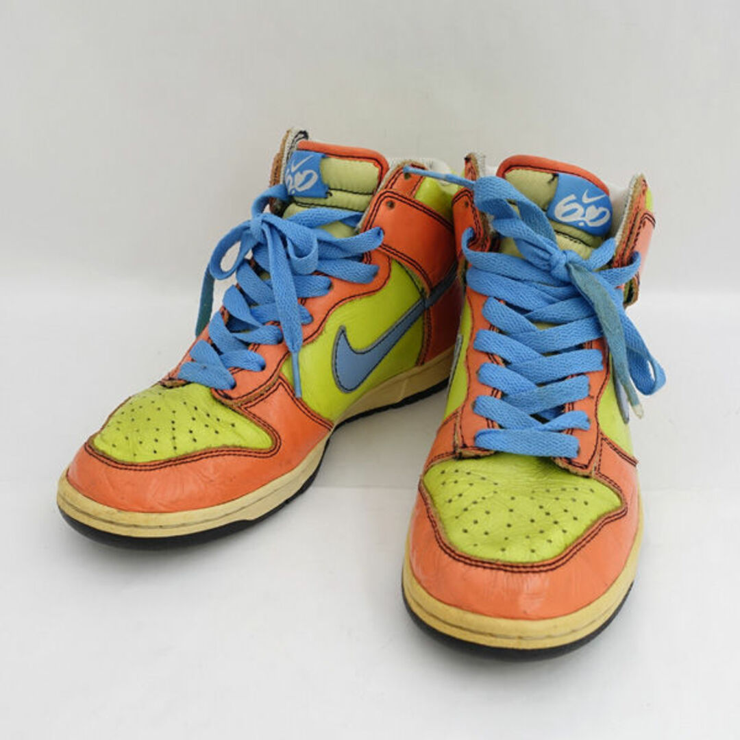 NIKE(ナイキ)のNIKE / ナイキ ◆スニーカー/ダンクハイ/リキッドライム/グリーン/24cm 342257-300 【レディース/ガールズ/LADY/女性/婦人】【靴/クツ/シューズ/SHOES】 レディースファッション【中古】 [0220483245] レディースの靴/シューズ(スニーカー)の商品写真