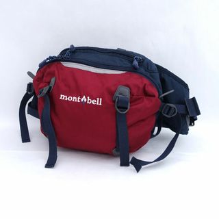 mont-bell / モンベル ◆ウエストバッグ/トレールランバーパック4/レッド×ネイビー 1133198 【バッグ/バック/BAG/鞄/カバン】 メンズファッション【中古】 [0220483744]