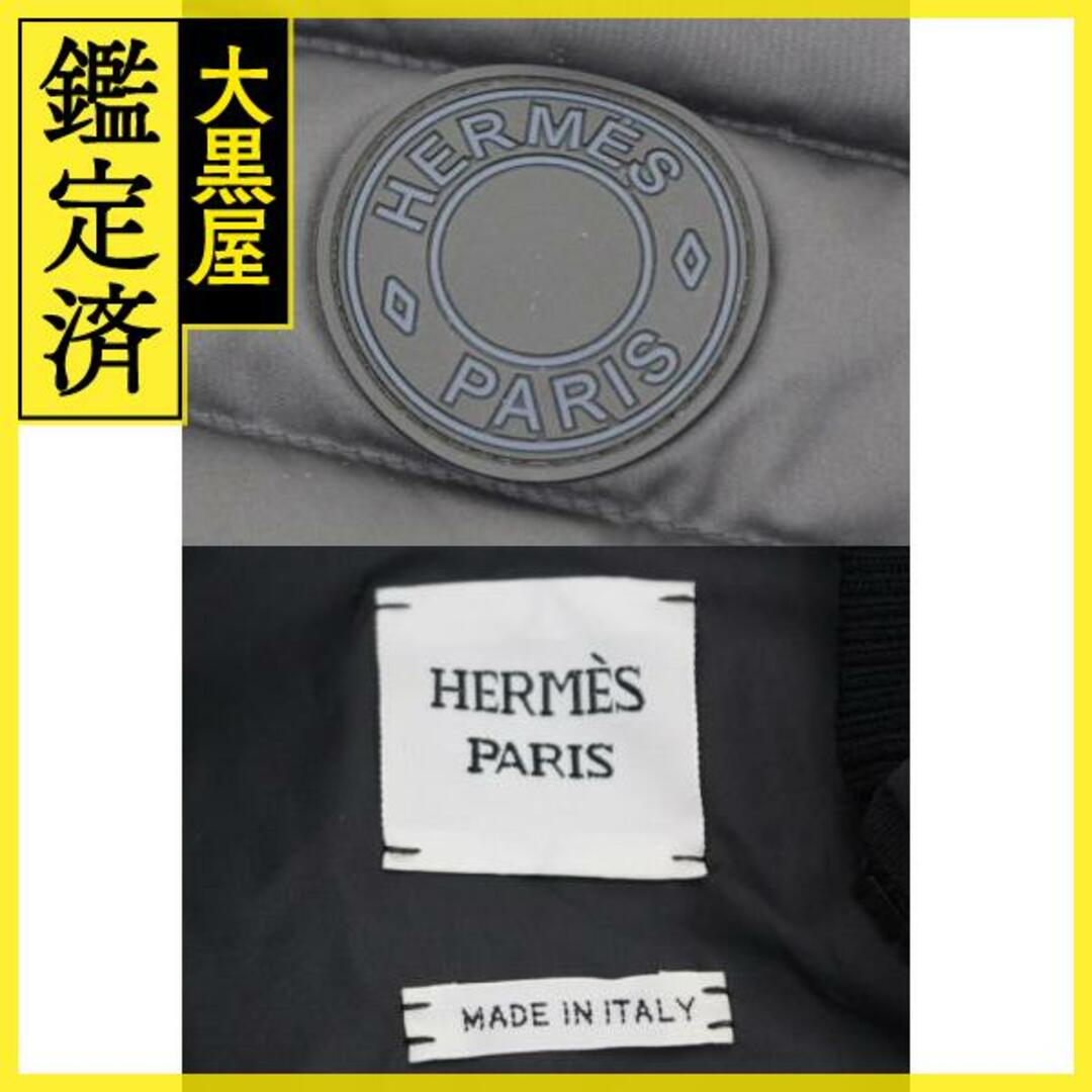 Hermes(エルメス)のHERMES　キルティング ロングベスト　レディース36　ブラック　【200】 レディースのジャケット/アウター(ダウンベスト)の商品写真