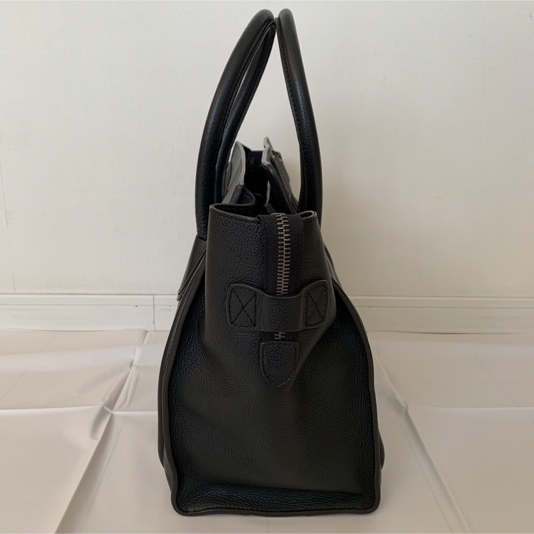 celine(セリーヌ)の【美品】CELINE セリーヌ ラゲージ ミニショッパー  ブラック レディースのバッグ(ハンドバッグ)の商品写真