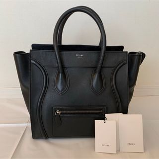 celine - 【美品】CELINE セリーヌ ラゲージ ミニショッパー  ブラック