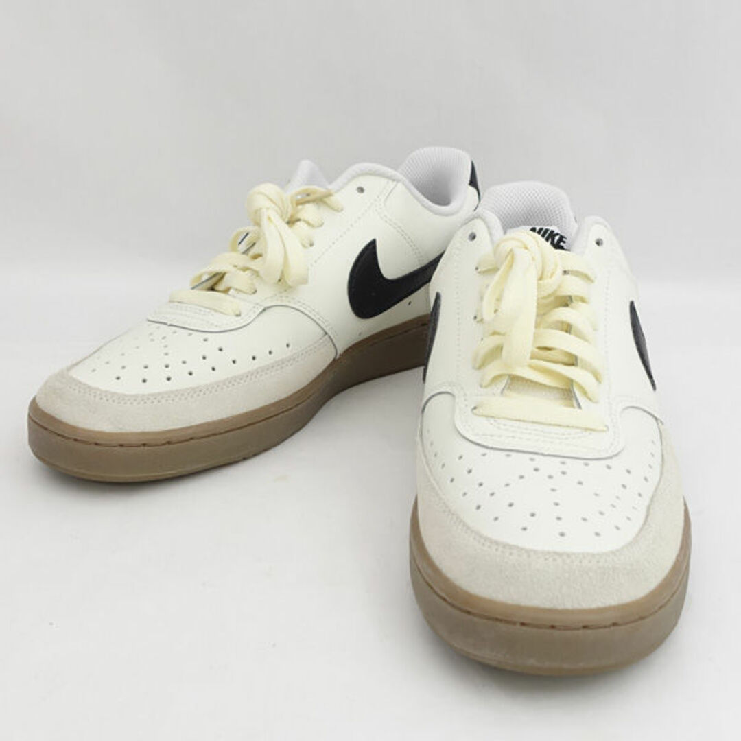 NIKE(ナイキ)のNIKE / ナイキ ◆スニーカー/コートビジョン/ベージュ/25.5cm FQ8075-133 【メンズ/MEN/男性/ボーイズ/紳士】【靴/クツ/シューズ/SHOES】 メンズファッション【中古】 [0220484421] メンズの靴/シューズ(スニーカー)の商品写真