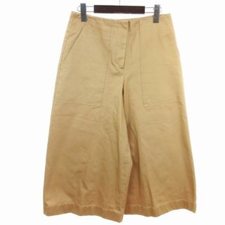 ジルサンダー NAVY クロップドワイドパンツ ベージュ 34 S位 ■SM1