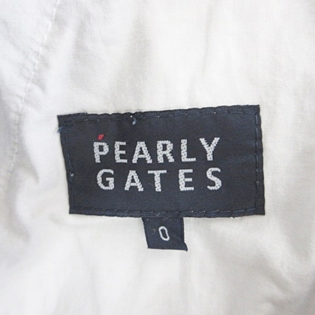 PEARLY GATES(パーリーゲイツ)のパーリーゲイツ PEARLY GATES スカート チェック ネイビー 白 0 スポーツ/アウトドアのゴルフ(ウエア)の商品写真