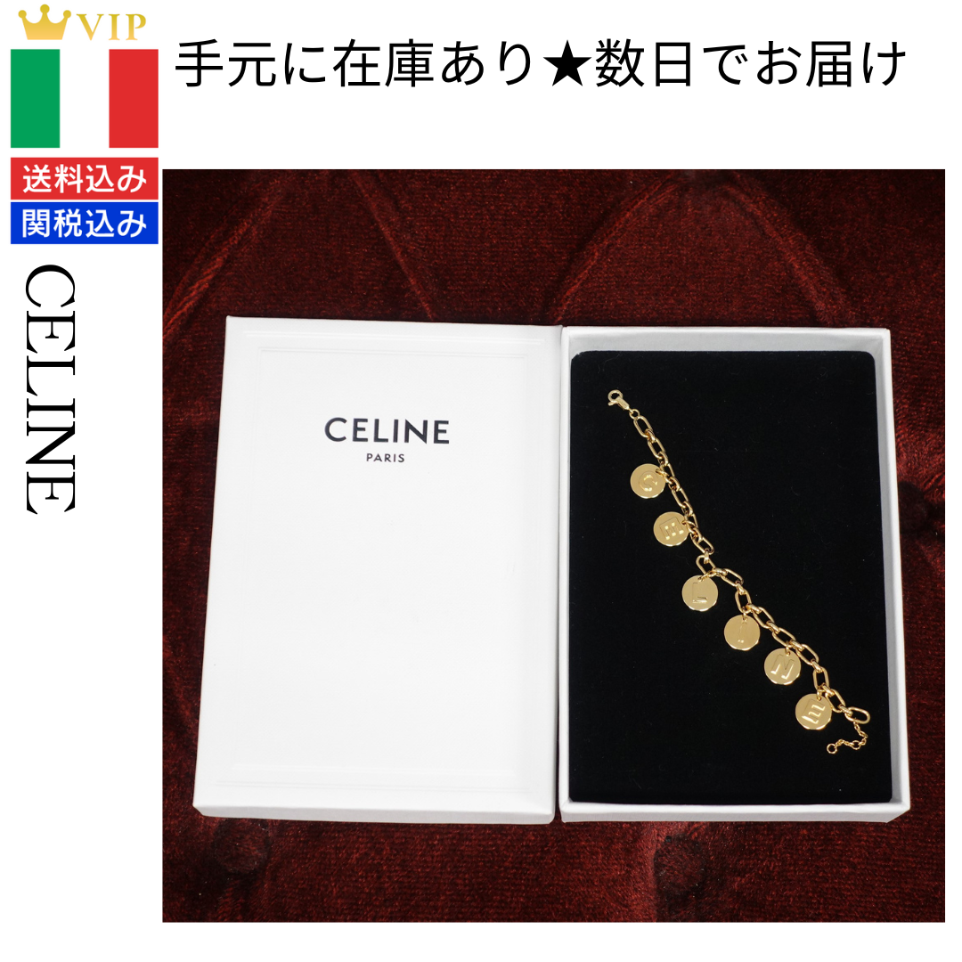 celine(セリーヌ)のCELINE セリーヌ ロゴブレスレット（新品・未使用） レディースのアクセサリー(ブレスレット/バングル)の商品写真