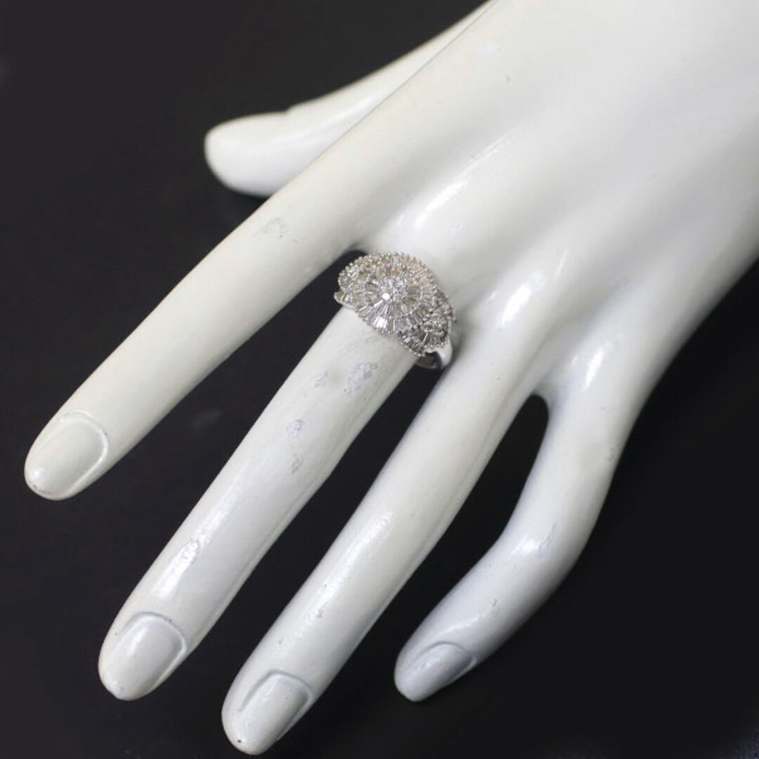 GSTV K18WG ダイヤモンド リング 1.20ct レディースのアクセサリー(リング(指輪))の商品写真