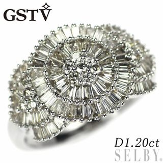 GSTV K18WG ダイヤモンド リング 1.20ct(リング(指輪))