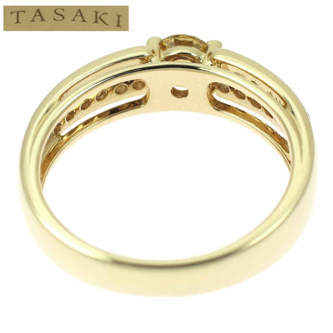 TASAKI(タサキ)の田崎真珠 K18YG ダイヤモンド リング 0.24ct D0.20ct レディースのアクセサリー(リング(指輪))の商品写真