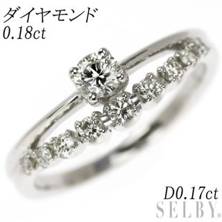 Pt900 ダイヤモンド リング 0.18ct D0.17ct(リング(指輪))