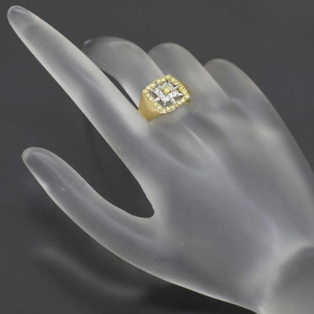 GSTV K18/Pt950 ダイヤモンド リング 0.53ct レディースのアクセサリー(リング(指輪))の商品写真