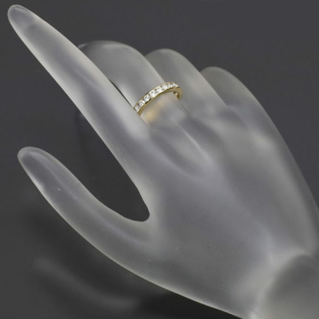 Tiffany & Co.(ティファニー)のティファニー K18YG ダイヤモンド リング フルサークルチャネル レディースのアクセサリー(リング(指輪))の商品写真
