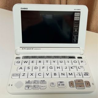 CASIO - 【美品】カシオ電子辞書 XD-G9800WE ドイツ語セット　収納ケース付