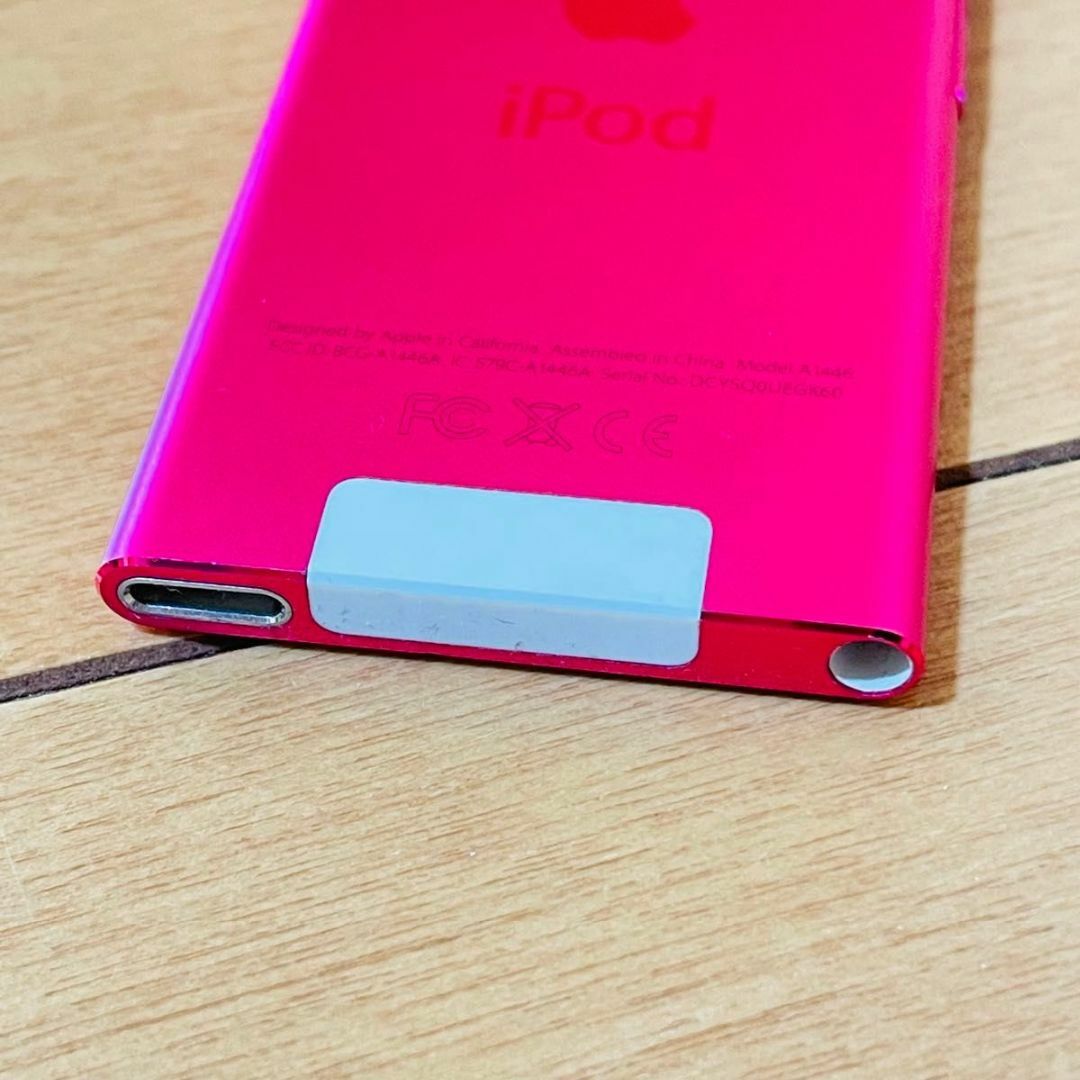 Apple(アップル)の【新品同様品】iPod nano 第7世代 ピンク スマホ/家電/カメラのオーディオ機器(ポータブルプレーヤー)の商品写真