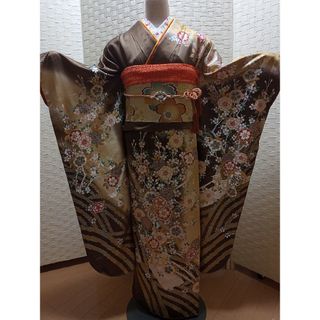 週末限定価格！☆used美品☆ 成人式 駒刺繍 暈し染め 豪華振袖6点セット