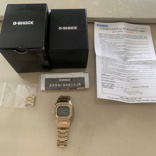 ジーショック(G-SHOCK)のカシオ G-SHOCK フルメタル ゴールド GMW-B5000 GD-9JF(腕時計(デジタル))