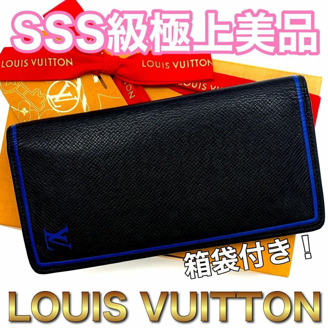 LOUIS VUITTON(ルイヴィトン)のルイヴィトン タイガ プラザ ポルトフォイユ ブラック 長財布　D85 メンズのファッション小物(長財布)の商品写真