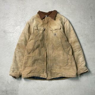 カーハート(carhartt)の80年代 USA製 Carhartt カーハート ダック地 トラディショナルコート フード付き キルティングライナー メンズ2XL-3XL相当(カバーオール)